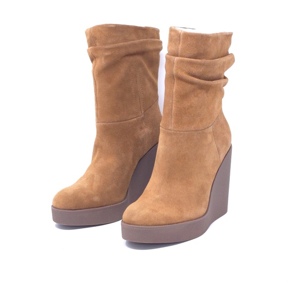 Jessica Simpson Shoes - Jessica Simpson Mynette Slouch Wedge Bootie, Tuscan Tan, 8M